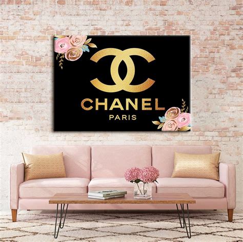 coco chanel wall decal|free printable chanel wall art.